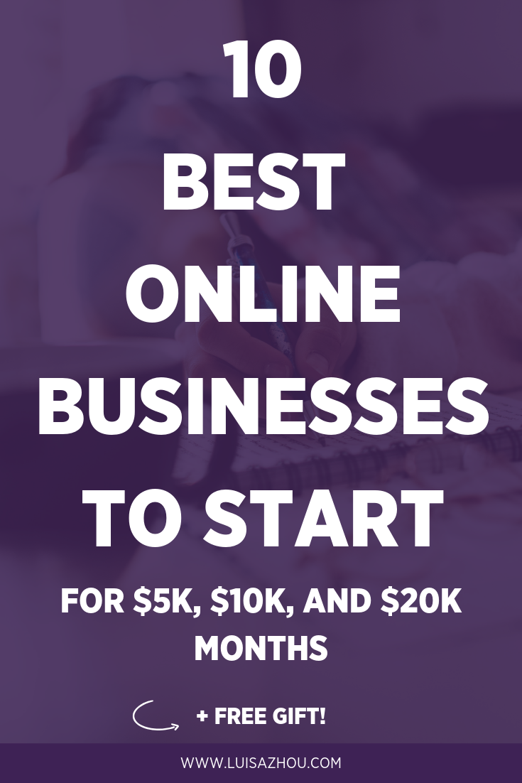 Best online businesses to start Pin