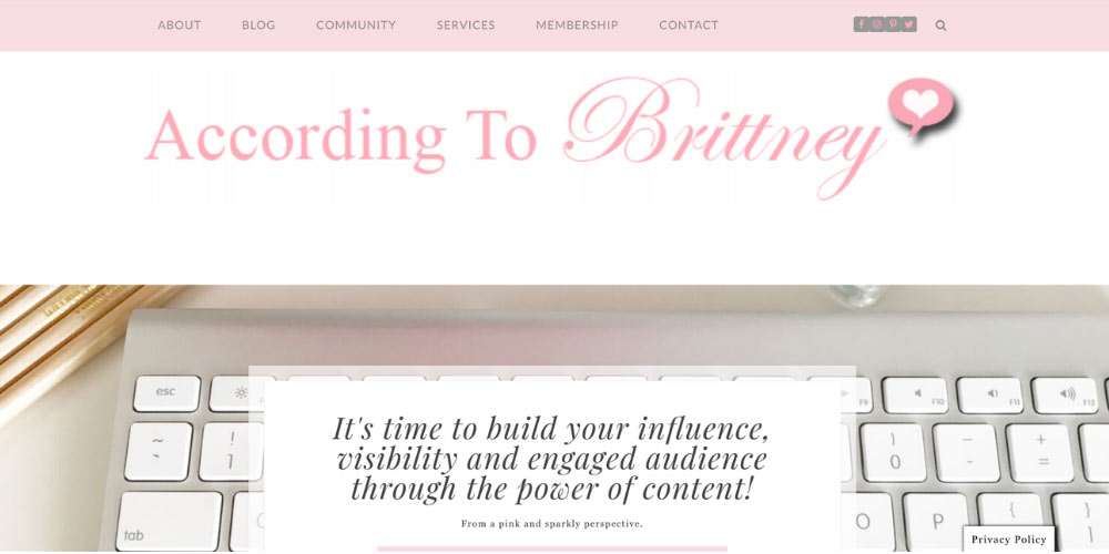 Brittney Moffatt website