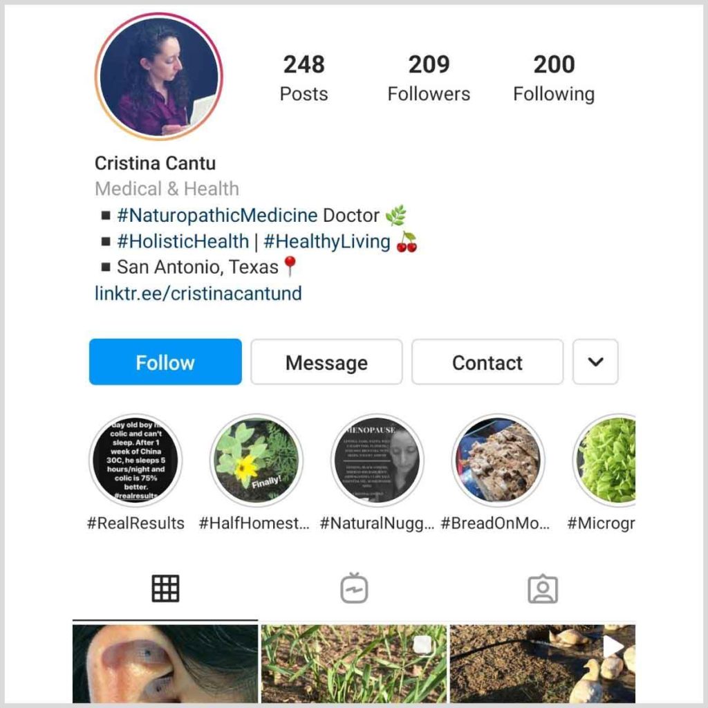 Cristina Cantu Instagram