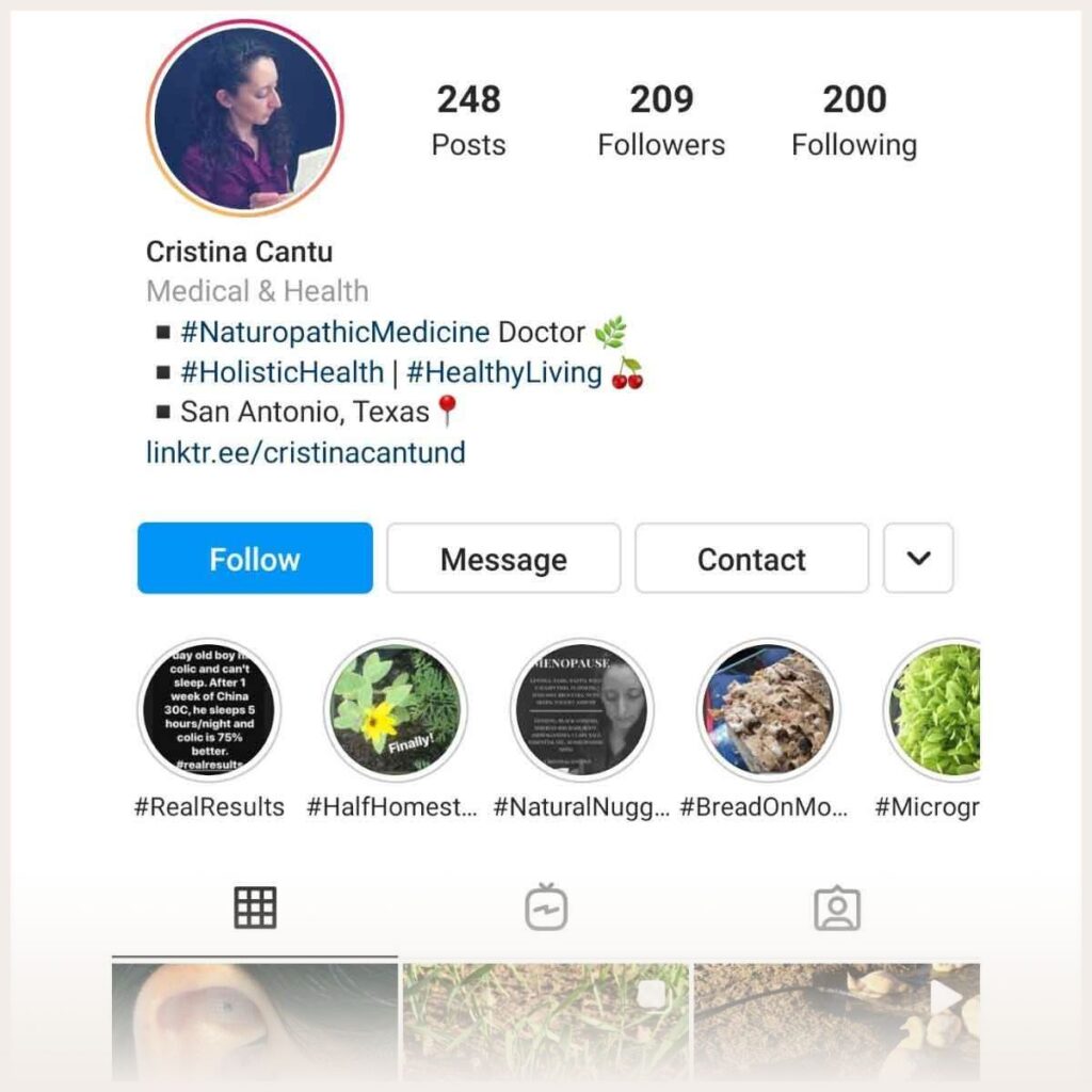 Cristina Cantu Instagram