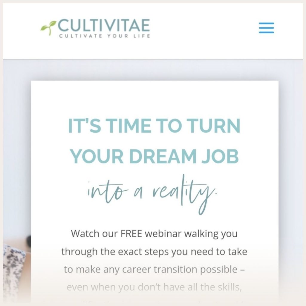 Cultivitae website