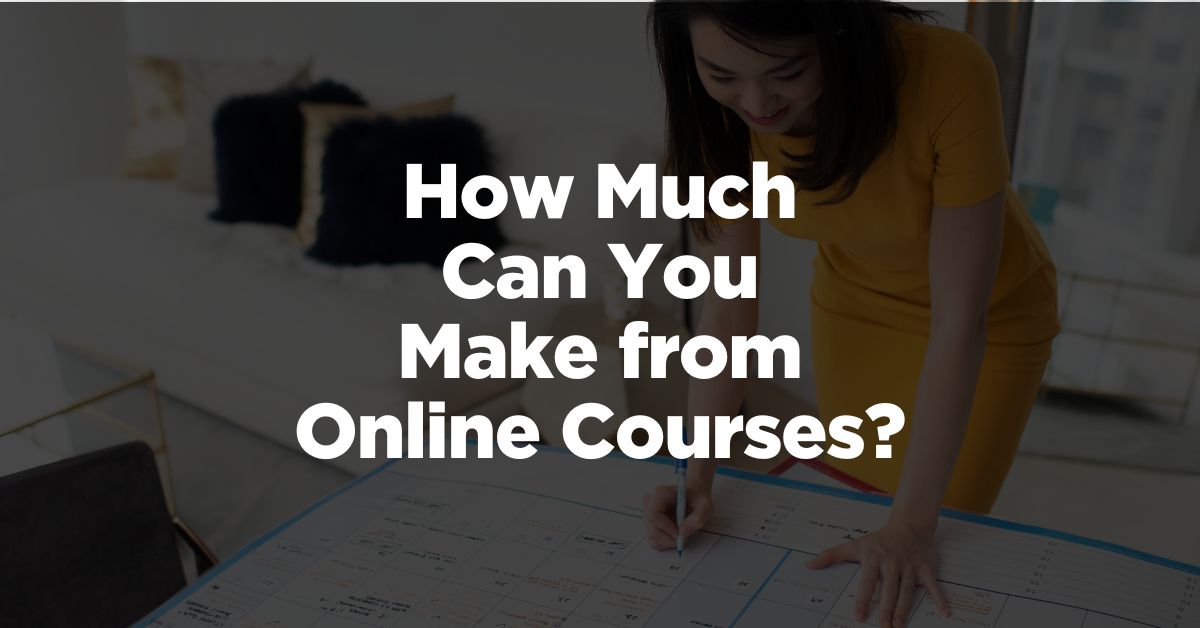 How much can you make selling online courses thumbnail
