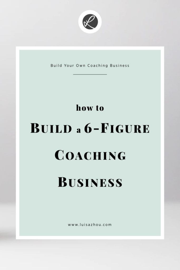 Building a coaching business pin