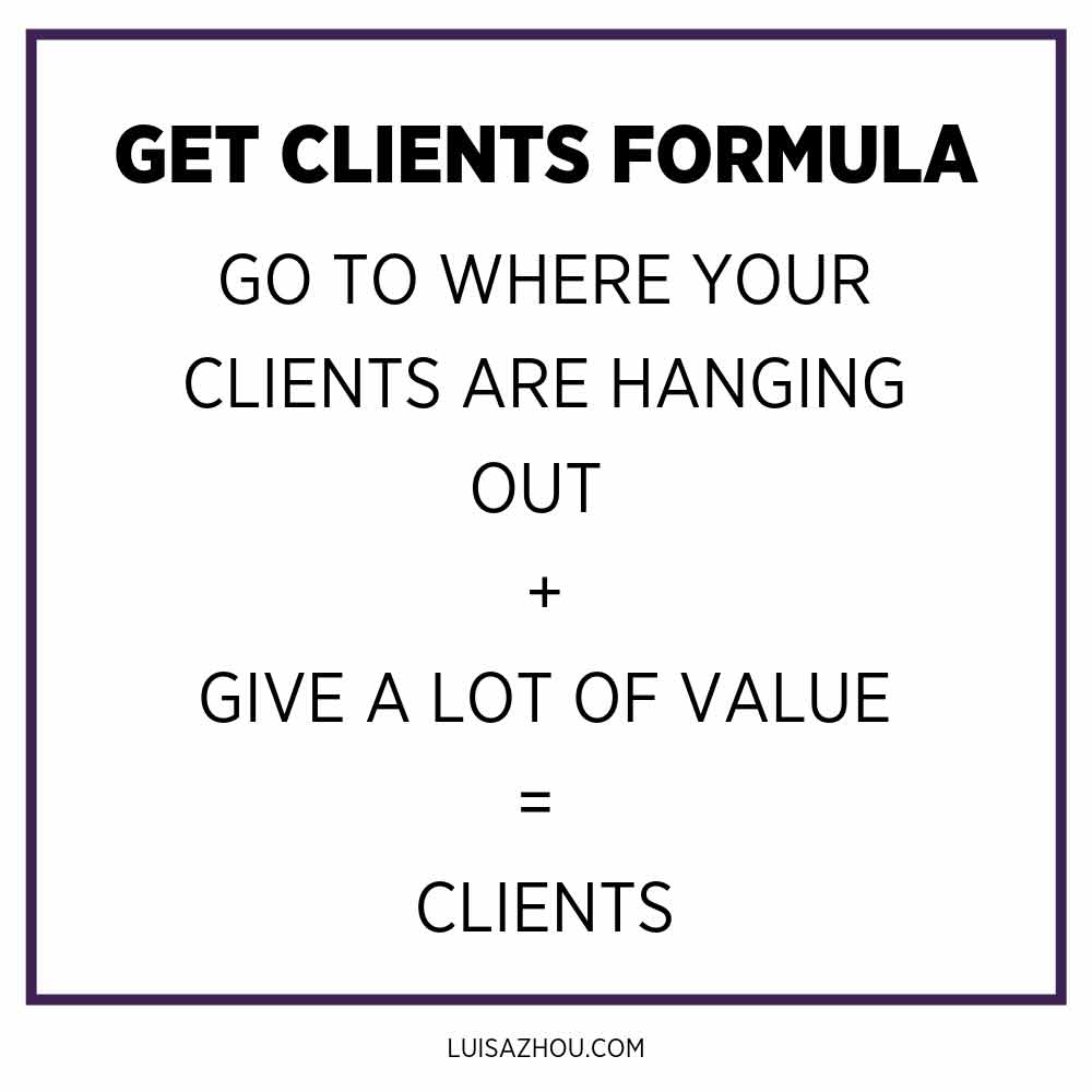Get clients formula