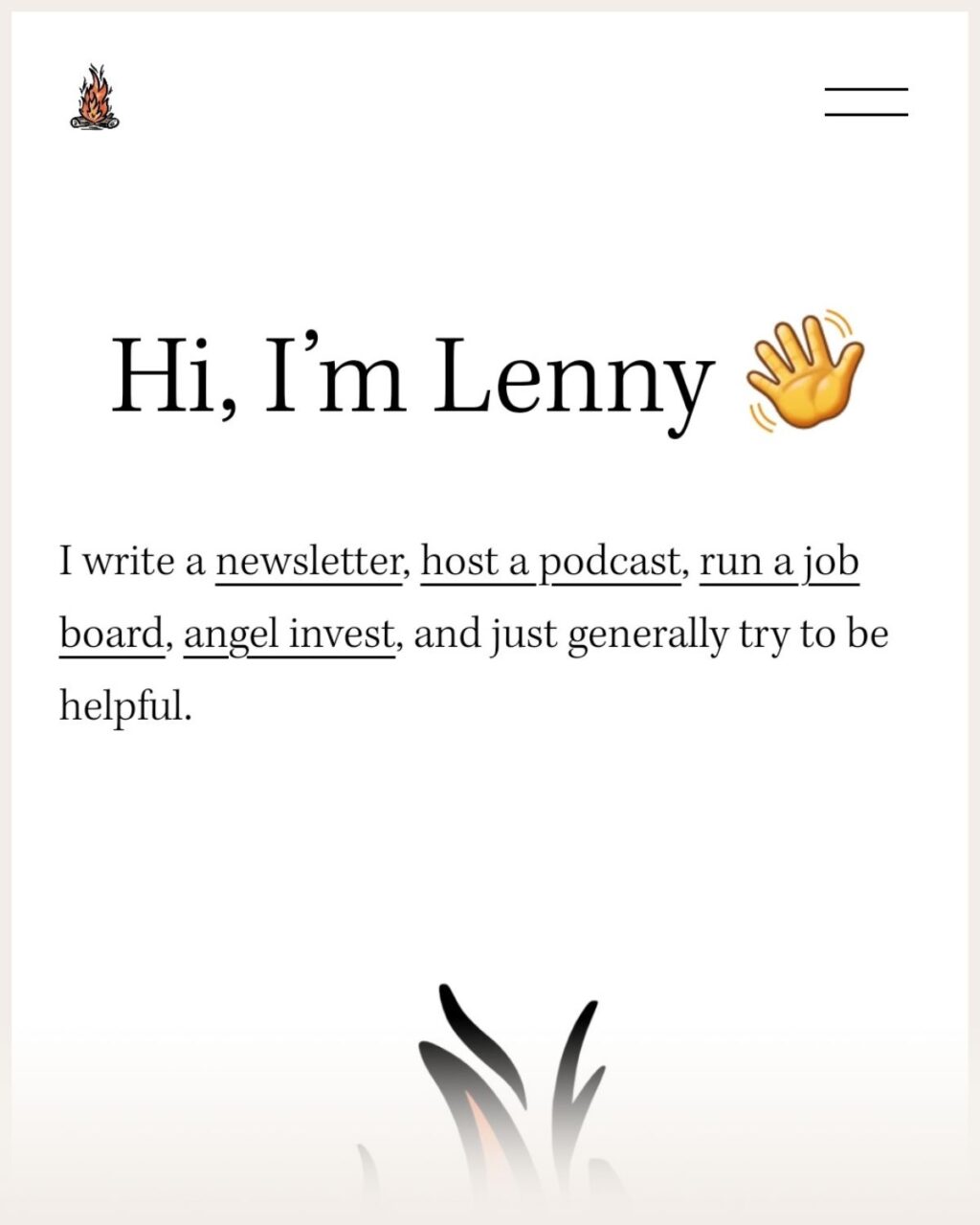 Screenshot of Lenny's newsletter website