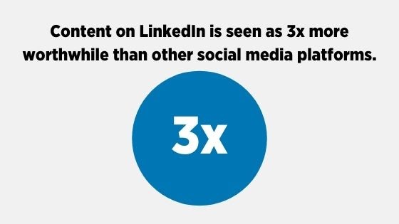 LinkedIn engagement statistic