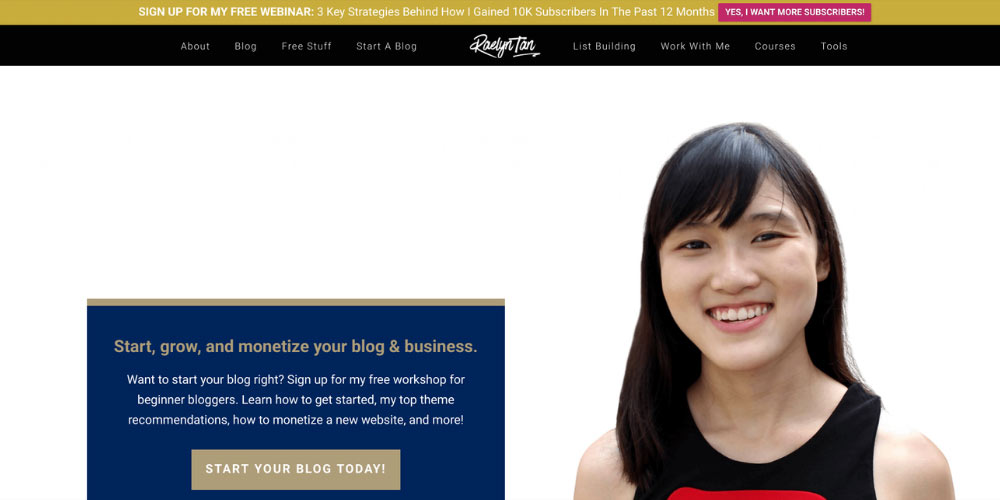 Raelyn Tan website