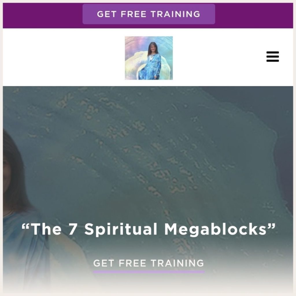 spiritual coaching website example