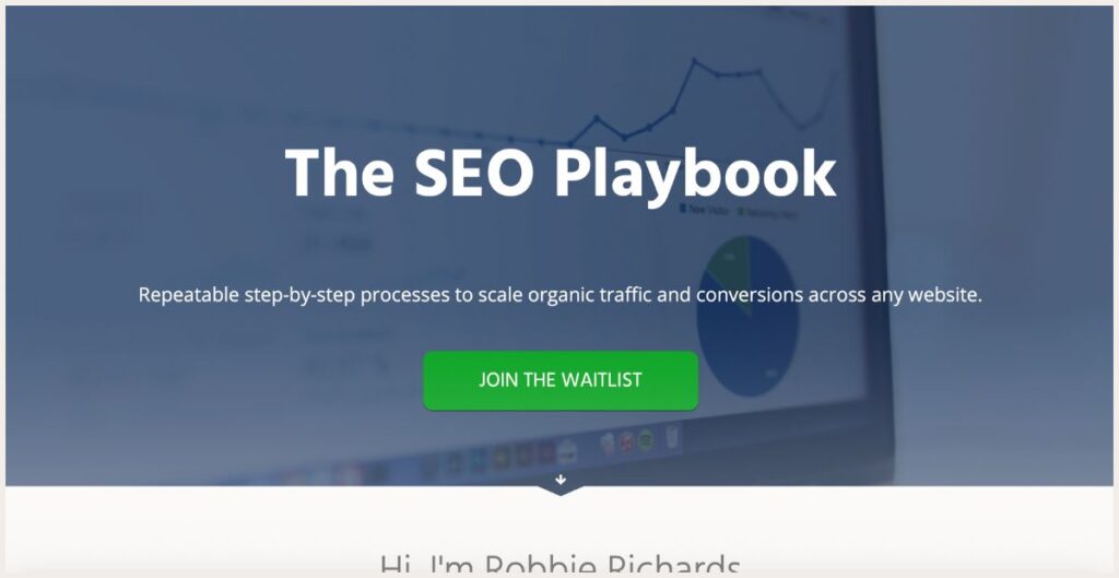 Screenshot of The SEO playbook course page