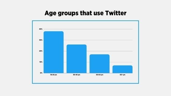 Twitter age groups statistics