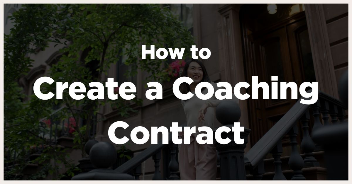How to Create a Coaching Contract [2023 Guide by a Lawyer]