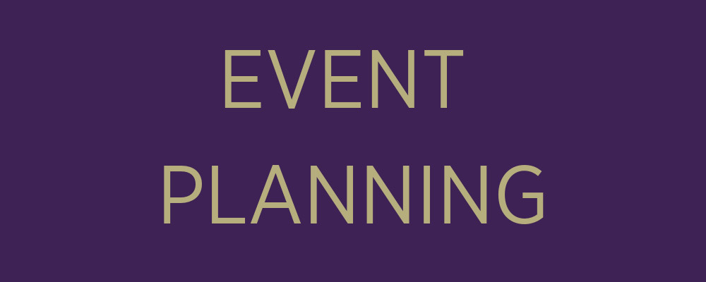 event planning banner