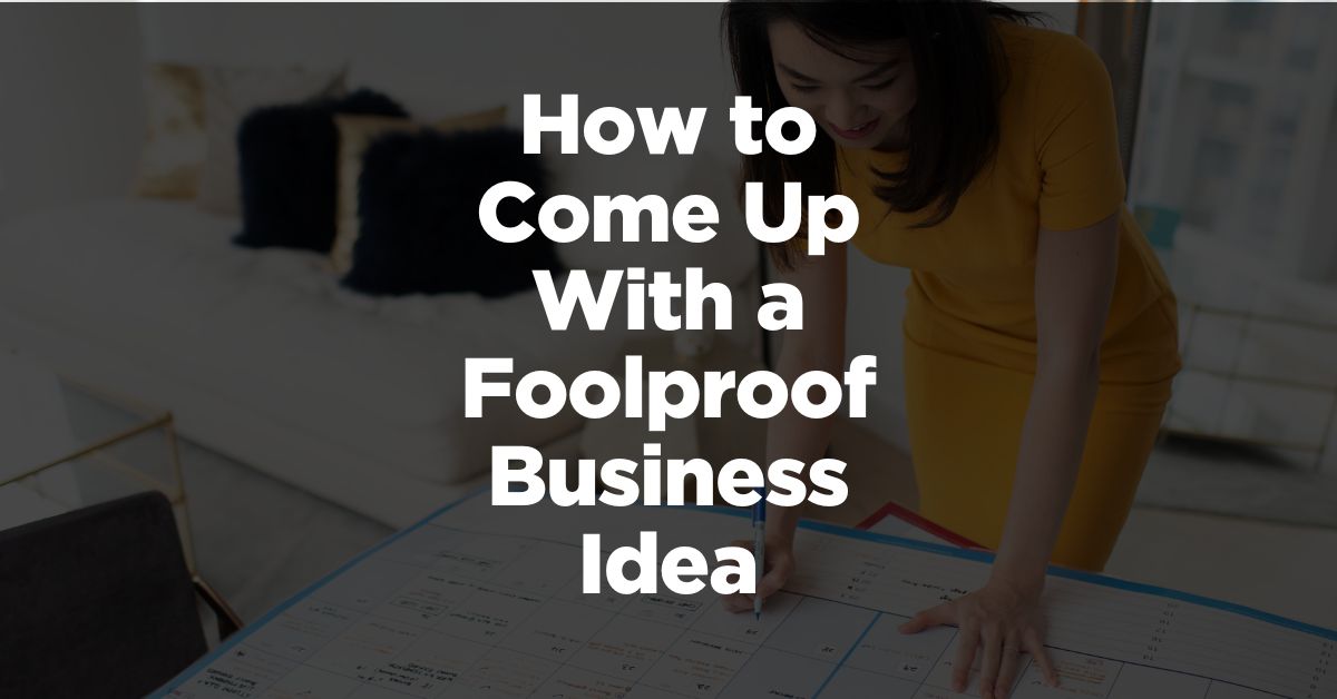 foolproof business idea thumbnail