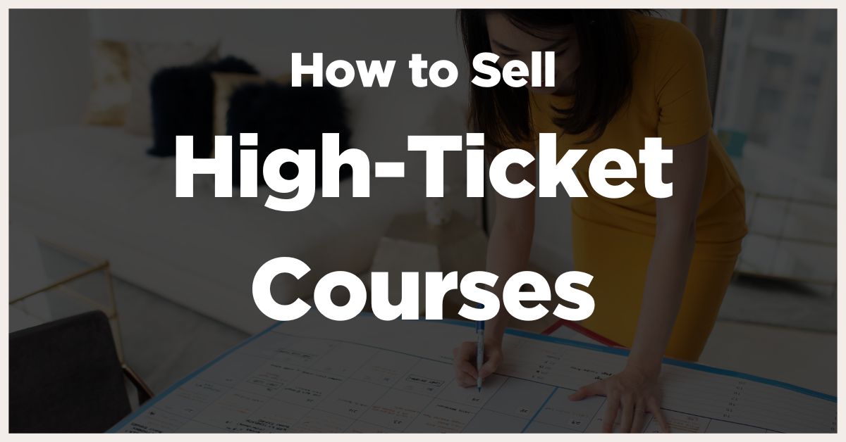high ticket courses