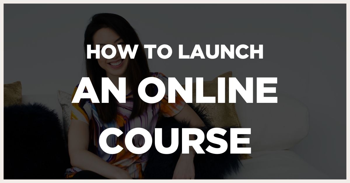 launch an online course