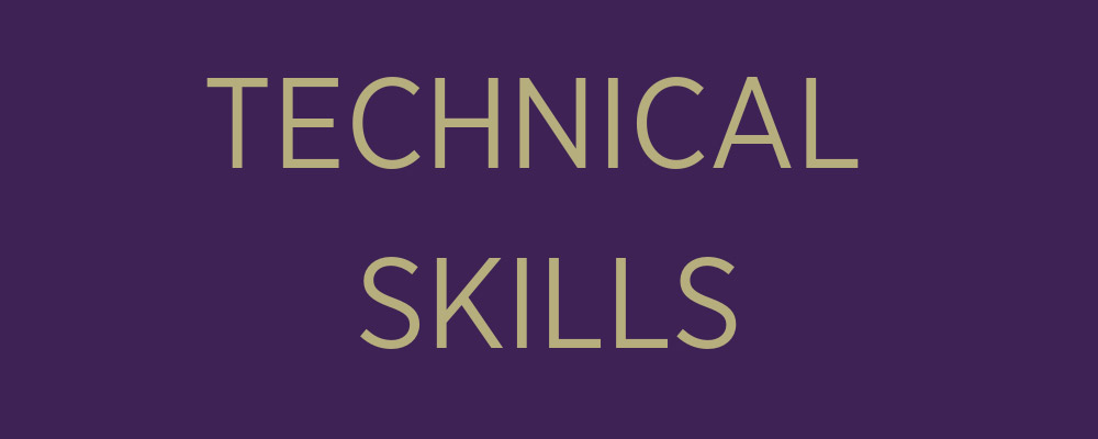 technical skills banner